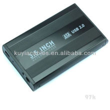 Aluminium alloyl USB 2.0 SATA 3.5" External Hard Drive Enclosure